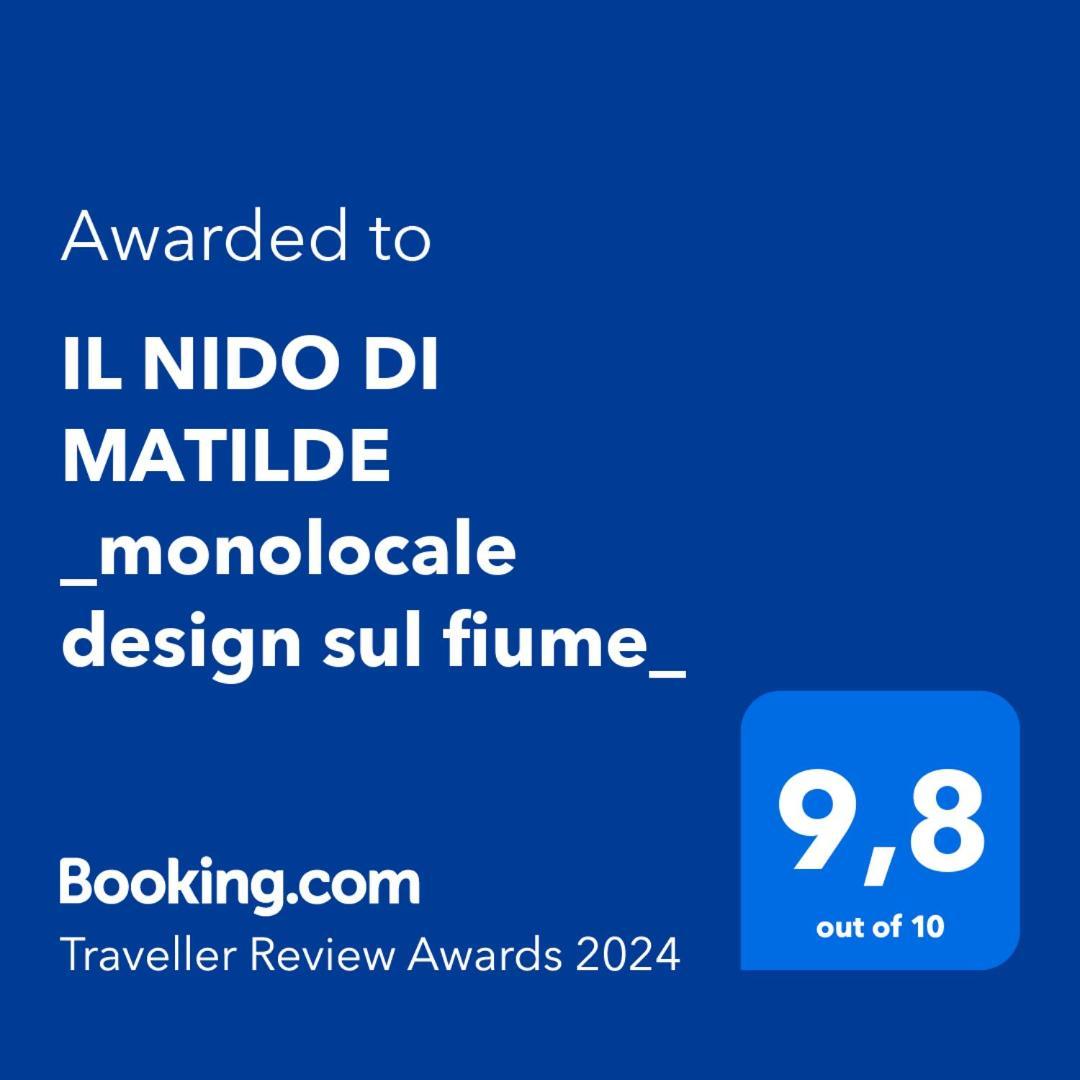 Il Nido Di Matilde _Monolocale Design Sul Fiume_ Lejlighed Rossena Eksteriør billede